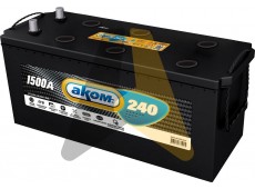 Автомобильный аккумулятор Аком +EFB 240 euro 1500A 