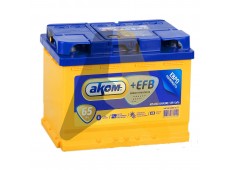 Автомобильный аккумулятор Аком+EFB 65R 670A  Start- Stop