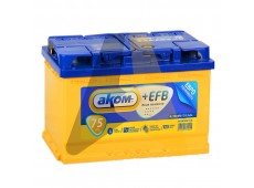 Автомобильный аккумулятор Аком+EFB 75R 750A  Start- Stop