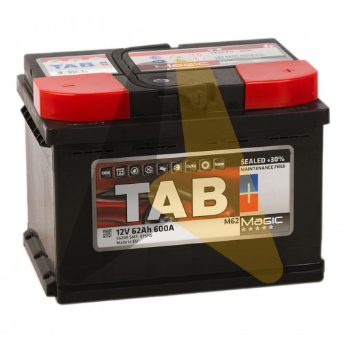 Автомобильный аккумулятор Tab Magic 62R 600A  189063 56249