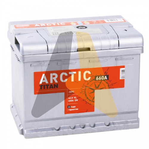 Автомобильный аккумулятор Titan Arctic 62R 660A