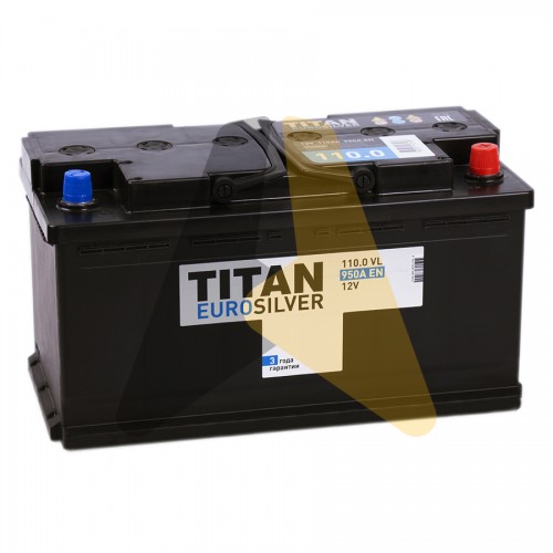 Автомобильный аккумулятор Titan Euro Silver 110R 950A