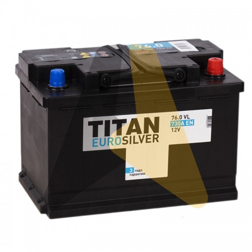 Автомобильный аккумулятор Titan Euro Silver 76R 730A