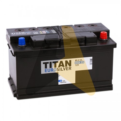 Автомобильный аккумулятор Titan Euro Silver 85R низ. 800A