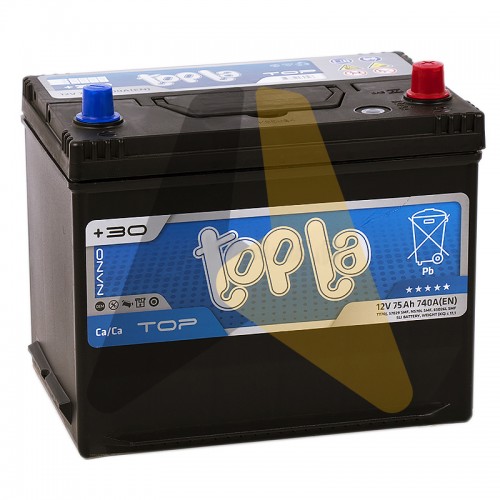Автомобильный аккумулятор Topla Top JIS 75R 740А  118875 57529