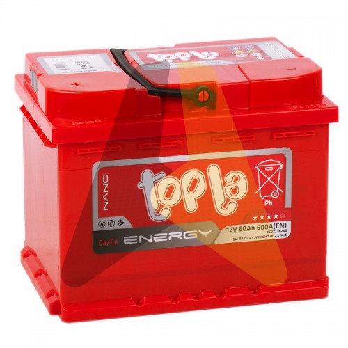 Автомобильный аккумулятор Topla Energy 60L 600A  108160 56265