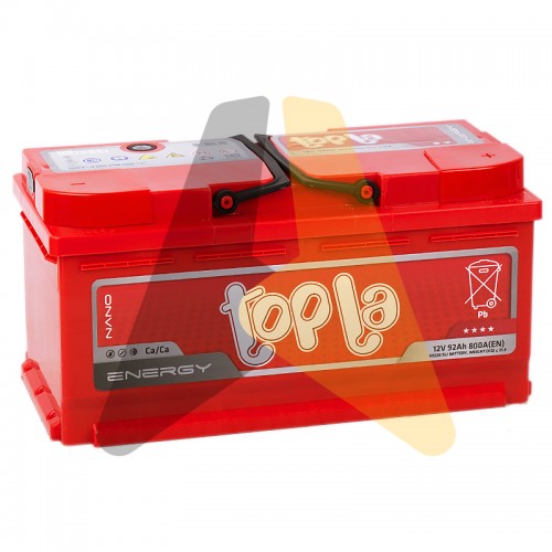 Автомобильный аккумулятор Topla Energy 92R низ. 800A  108092 59220