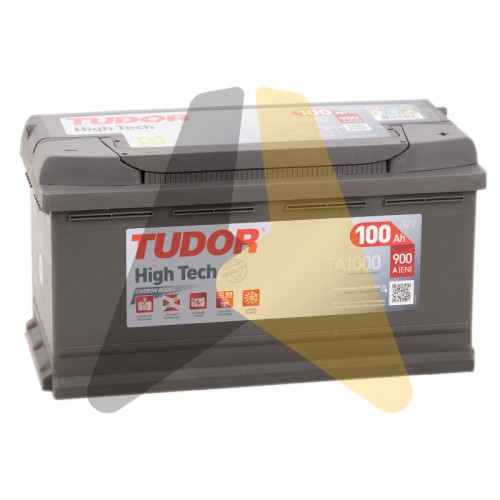Автомобильный аккумулятор Tudor High-Tech 100R 900A  TA1000