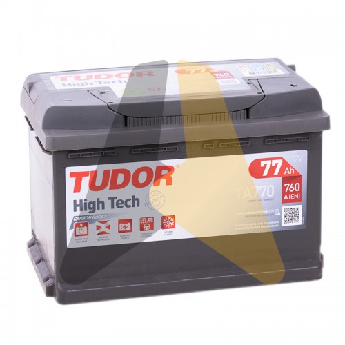 Автомобильный аккумулятор Tudor High-Tech 77R 760A  TA770