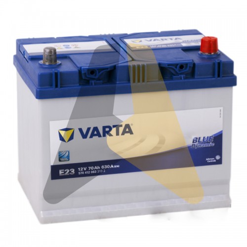 Автомобильный аккумулятор Varta Blue Dynamic E23 70R 630A  570412063