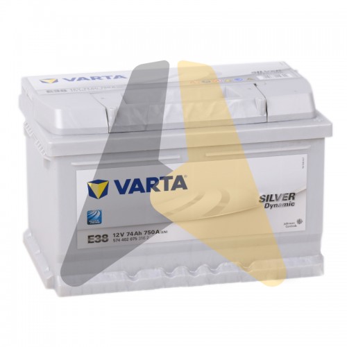 Автомобильный аккумулятор Varta Silver Dynamic E38 74R 750A