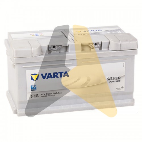 Автомобильный аккумулятор Varta Silver Dynamic F18 85R 800A