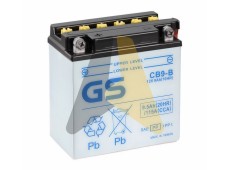 Автомобильный аккумулятор GS CB9-B YB9-B - 9 Ач 115A 136x76x142 П.П. Heavy Duty сух.зар. GS YUASA