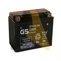 GS GTX18L-BS YTX18L-BS - 18 Ач 250А 207x91x164 О.П. AGM сух.зар. GS YUASA