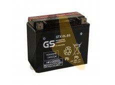 Автомобильный аккумулятор GS GTX18L-BS YTX18L-BS - 18 Ач 250А 207x91x164 О.П. AGM сух.зар. GS YUASA