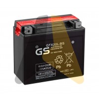 GS GTX20L-BS YTX20L-BS - 18 Ач 270А 177x89x157 О.П. AGM сух.зар. GS YUASA