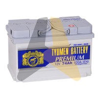 Tyumen Battery Premium 74 Ач О.П. низ. 630A