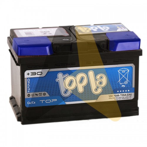 Автомобильный аккумулятор Topla Top 75R низ. 720A  118072 57510