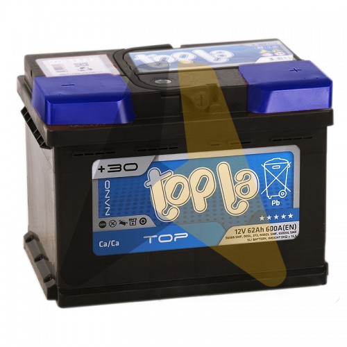 Автомобильный аккумулятор Topla Top 62R 600A  118662 56249