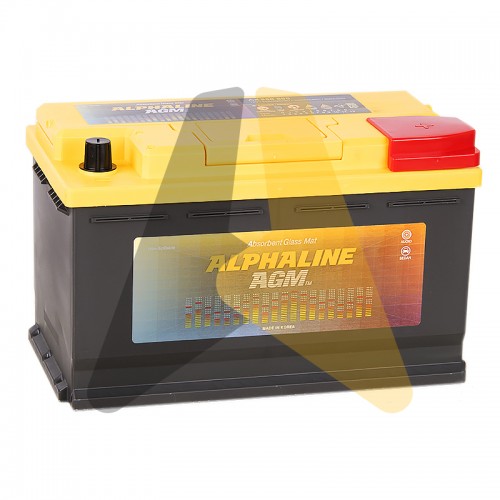 Автомобильный аккумулятор Alphaline AGM 80R 720A  Start-Stop