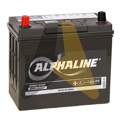 Автомобильный аккумулятор Alphaline EFB 70B24R 45L 460A  N55R Start-Stop