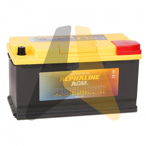 Автомобильный аккумулятор Alphaline AGM 95R 850A  Start-Stop