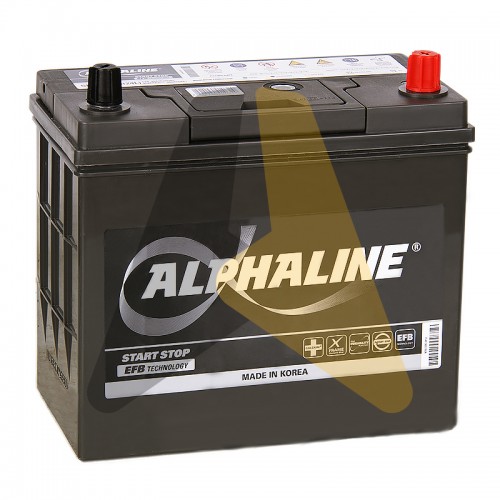 Автомобильный аккумулятор Alphaline EFB 70B24L 45R 460A  N55 Start-Stop
