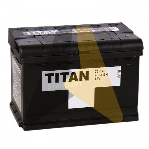 Автомобильный аккумулятор Titan Standart 75R 700A