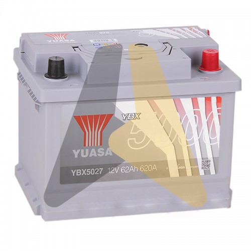 Автомобильный аккумулятор YUASA YBX5000 62R 620А  Silver High Performanse YBX5027