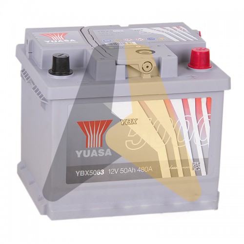Автомобильный аккумулятор YUASA YBX5000 50R низ. 480А  Silver High Performanse YBX5063