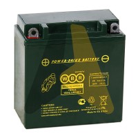 WBR MT12-10 AGM 10 Ач 120А П.П.135x75x139 YB9A-A, YB9-B, 12N9-4B-1