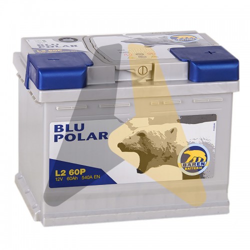 Автомобильный аккумулятор Baren Polar Blu 60R 540A  L260P