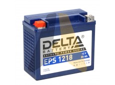 Мотоаккумулятор Delta EPS 1218 20 Ач, 270А 176x87x154 YTX20-BS, YTX20H-BS П.П.