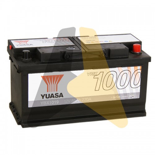 Автомобильный аккумулятор YUASA YBX1000 85R 770А  YBX1019