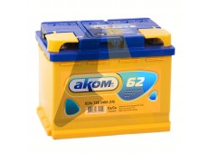 Автомобильный аккумулятор Аком 62L 540A