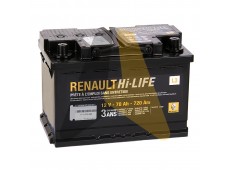 Автомобильный аккумулятор Renault Standart 70 Ач О.П. 720А  7711 238 598