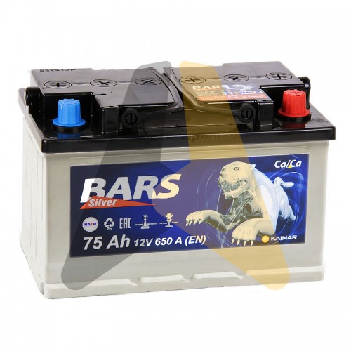 Автомобильный аккумулятор Bars 75R низ. 650A