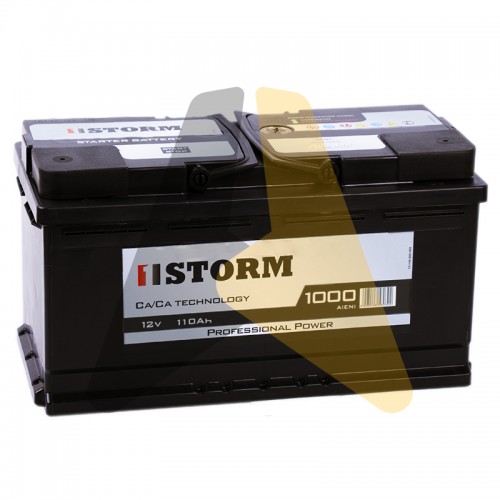 Автомобильный аккумулятор Storm Professional Power 110R 1000A