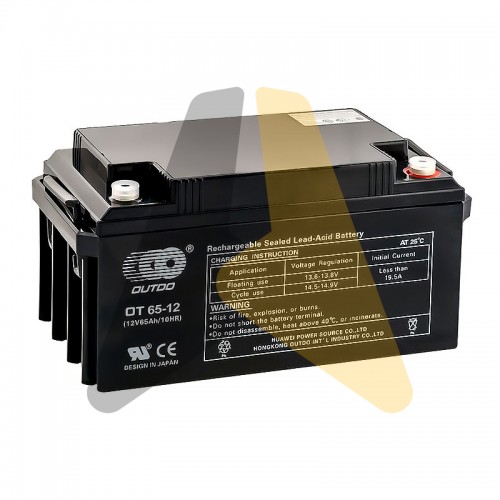 Автомобильный аккумулятор UPS OUTDO VRLA 12V 65 Ah OT65-12 350x166x175