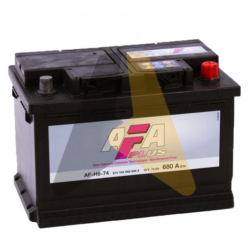 Автомобильный аккумулятор AFA Plus 74R 680A  AF-H6-74