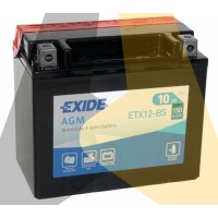 Exide AGM ETX12-BS 10 А·ч 150A
