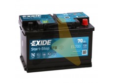 Автомобильный аккумулятор Exide Start-Stop EFB 70R 720А  EL700