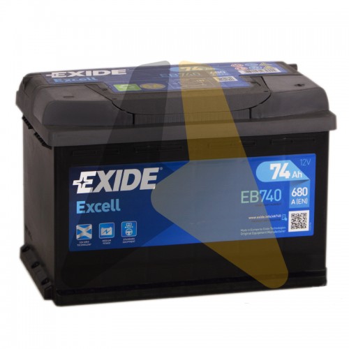 Автомобильный аккумулятор Exide Excell 74R 680A  EB740