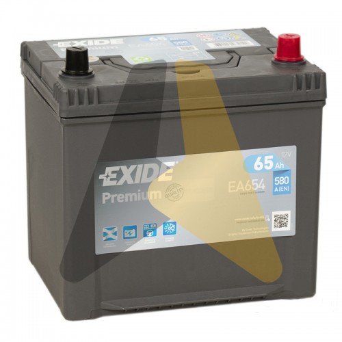 Автомобильный аккумулятор Exide Premium 65R 580А  EA654