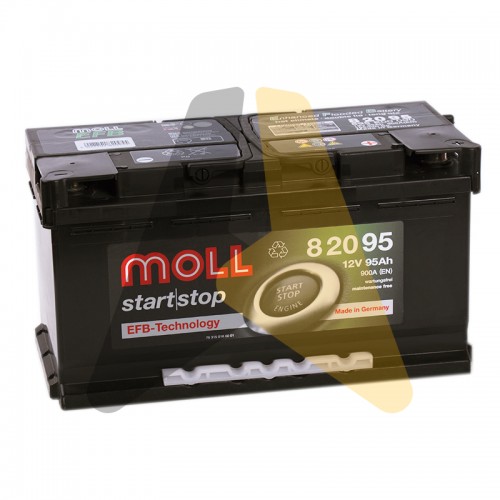 Автомобильный аккумулятор Moll EFB 95R Start-Stop 900A