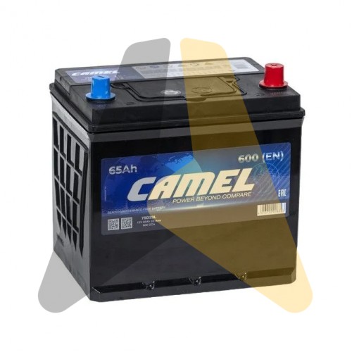 Автомобильный аккумулятор CAMEL Asia 65L о.п. 600А