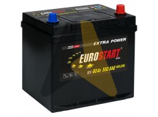 Автомобильный аккумулятор EUROSTART Extra Power Asia 60R 480A