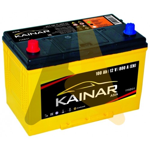 Автомобильный аккумулятор KAINAR Asia 100 п.п. 800А