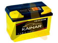 Автомобильный аккумулятор KAINAR 77 Ач п.п. 750А