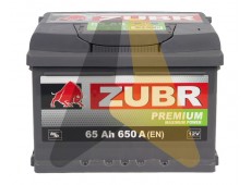 Автомобильный аккумулятор ZUBR Premium 65R 650A низкий